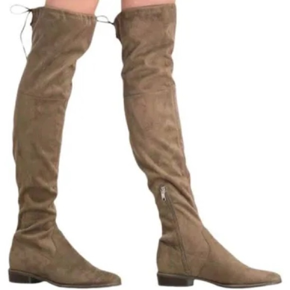 Marc Fisher Tan Over the Knee Boots
